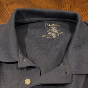 L.L. Bean Men's Slate Polo Shirt